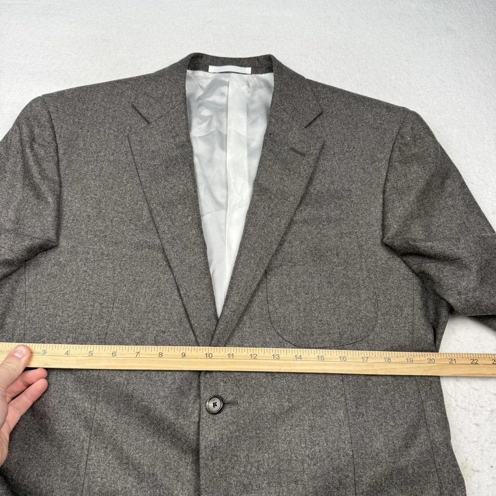 Caruso Suit Mens IT 54 (44 US) 36x31 Brown Wool Superfine 100s 2 Piece Italy